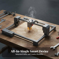 High Precision Engraving and Cutting Machine Compact Design 10W Cutter Easy Setup for Hobbyists, Artists, Studio, School, Office