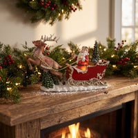Christmas Music Boxlit-Illuminated Musical Box with Lights Nostalgic Decoration for Collectors