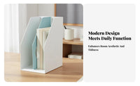 Space Saving Desktop Bookend Multifunctional Detachable Book Divider Easy Reach for Students, Home Organizers, Desk, Study Room, Classroom