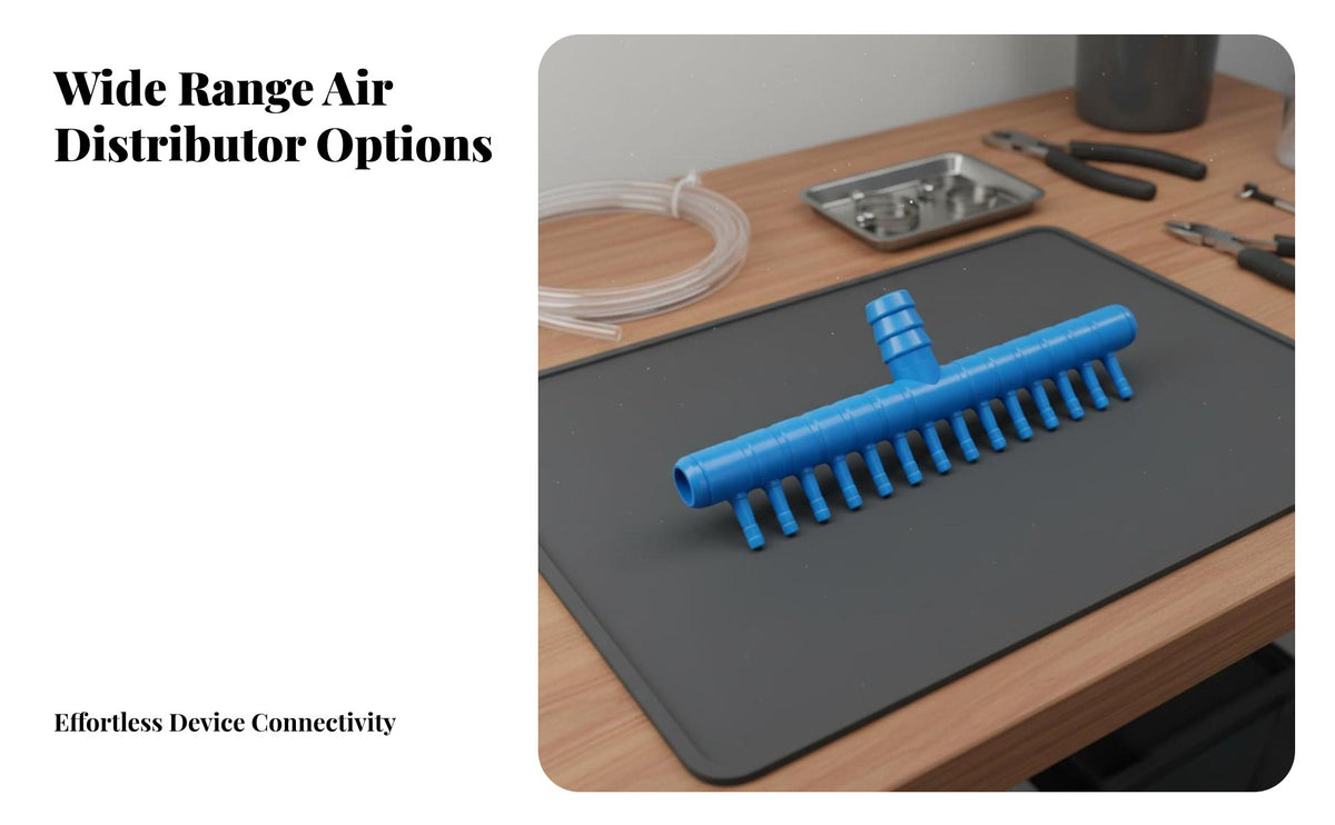 Aquarium Air Pump Splitter Easy Installation Fish Aquatic Air Current Distributor for Aquariums, Soilless Cultivation S Systems