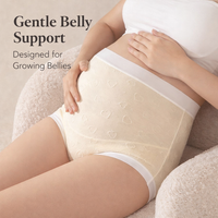 Postpartum Underwear High Waist with Premium Jacquard Material, Maternity Knickers After Birth for C Section Recovery, Breathable Gusset