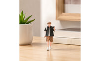 Photographer Miniature Figure Hand Painted Photographer Figurine Resin Miniature with Camera for Diorama, Car Display