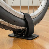 Bike Rear Wheel Transport Mount Aluminum Alloy Car-Mounted Bike Rear Wheel Support Bracket Nylon Strap