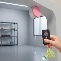 Hanging Badminton Automated Height Adjustment Hanging Shuttlecock Practice Device Portable Power Unit Solo Badminton Practice Device for Indoor, Home