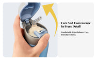 Drink While Lying down Anti-Choke Straw Cup Insulated 3-6 Hours Anti-Choke Nursing Cup Ergonomic Handle for Seniors, In Bed, Bedside, Travel