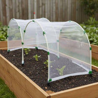 Garden Net Frame Set Long-Lasting Fiberglass Garden Hoops Heavy-Duty
