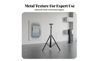 Tripod Speaker Stand Anti-Slip Feet Metal Audio Tripod Sturdy & Stable Floor Speaker Stand for DJs, Artists, Live Performance, Studio, Karaoke