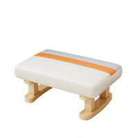 Minimalist Design Upholstered Low Stool Multi-Functional Upholstered Footrest Soft padded surface Footstool space-saving Size for Children, Homeowners, Apartment Dwellers, Living Room, Entryway, Small areas, Bedroom