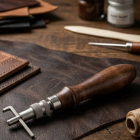 Adjustable Stitching Groover Ergonomic Creasing Tool Sturdy for Leathercrafters