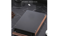 Espresso Puck Knocker Box Drawer Low-Profile Espresso Puck Disposal Drawer  Non-Slip Feet Coffee Grounds Bin