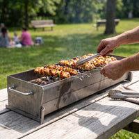 Portable Charcoal BBQ Grill for Outdoor Camping and Home Use