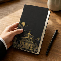 A5 Thickened Business Notebook with Customizable Logo, Vintage Style for Office and Students