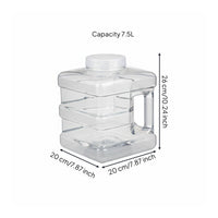 Food-Grade Material Water Dispenser Bottle Reusable Large Capacity Water Carrier Leak-Proof for Campers, Home Use, Outdoor, Camping