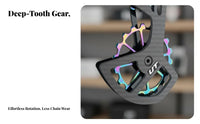Carbon Fiber Derailleur Frame Ceramic Bearings Oversized Pulley Wheel System Oversized Guide Wheel Frame Lightweight