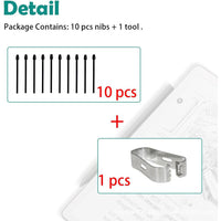 Replacement Nibs for Kindle Scribe Premium Pen (Black, 20 Nibs + 1 Clip)
