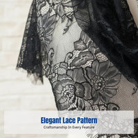 Cream Lace Church Veil, Bridal Shawl, Muslim Latin Mantilla, Elegant Floral Accessory