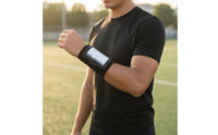 Double-Page Design Folding Coach Manual Wristband Easy Accessible Football Wrist Coach Secure Hook-and-Loop Fastener Closure Football Play Wristband Transparent Window for Players, Coaches, Game Day, Training