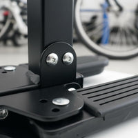 Space Saving Folding Bike Foot Peg Easy to Install Electric Bike Footrest Sturdy Foldable Footrest Long-Lasting for Ride Sharing, City Riding