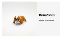 Canine Figurine Dog Model High Detail Resin Canine Figurine Model Realistic Muscular Dog Figurine for Collectors, Hobbyists, Micro Landscapes
