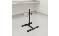 Stable Base Stainless Steel Dog Bowl Set Sturdy Elevated Pet Bowl Set Easy to Clean Raised Pet Feeder Rust-Resistant