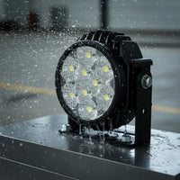 Combined Alarm Light Waterproof Unified Front Lighting System with Alarm Long Range Illumination LED Front Light for Electric Cycle Riders