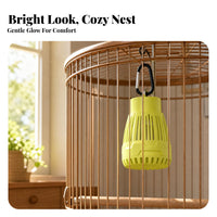 Vented Bird Heat Lamp Low-Temperature Bird Cage Heater PBT Shell