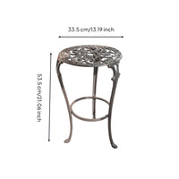 Wrought Iron Plant Stand Freestanding Wrought-Iron Flowers Stand Indoor Metal Plant Holder for Sunroom