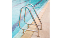 Rust-Resistant Stainless Steel Pool Handrail Polished Pool Handrail Heavy Duty Rustproof for Homeowners, Hotel Owners, Backyard, Water Park