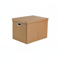 Lidded storage Box long-lasting Moving Container Portable for Students, Professionals