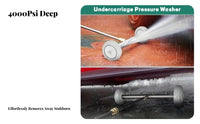 Double Use Pressure Washer Undercarriage Cleaner 4000 PSI Pressure Washer Water Broom Quick Connect for Homeowners, Driveway, Patio