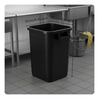 Commercial Garbage Can Wide Mouth Tall Rectangular Waste Bin Pressure-Resistant