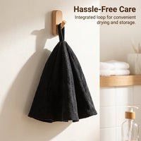 Sauna Hat for Women and Men with Double Layer Design for Steam Room, Reusable Polyester Terry Cloth Cap for Heat Protection
