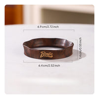 Walnut Finish Coffee Dosing Funnel Secure Dosing Funnel Stable Low-Height for Espresso Lovers