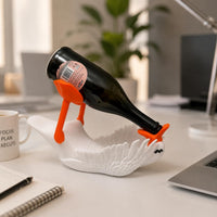 跨境, 3D Printed Wine Bottle Holder,鹅形葡萄酒支架