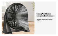 20 Inch Floor Fan Three Settings 20-Inch High-Power Fan Strong Air Stream Portable Floor Circulator for Bedroom, Office, Workshop