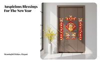 2026 Horse Year Couplets, Festive Door Decor, New Year Home Decoration, Easy Install