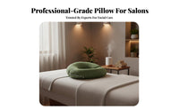 Memory Foam Beauty Salon Face Rest Removable and Washable Cover Massage Table Face Pillow Easy to Clean for Beauticians, Spa Clients