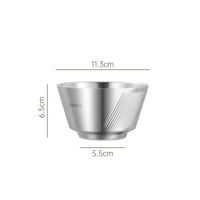 Double Insulated Bowl Easy to Clean Tableware Stackable for Camping
