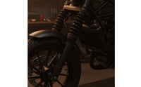 Motorcycle Front Fork Boot Rubber Fork Dust Boots with Clamps Guard Sleeves for Motorcyclists, Riders