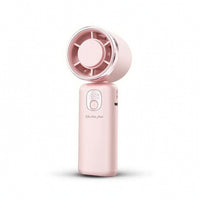 Foldable Fan Lightweight Handheld Fan with Lanyard Battery Powered for Commuters