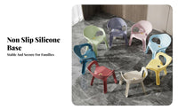 Multipurpose Shoe Changing Stool Sturdy Plastic Stool Easy to Clean Kids Plastic Chair Heavy Duty for Adults, Children, Homeowners, Entryway, Living Room, Bedroom, Bathroom