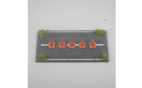 1/64 Scale Road Cone Detailed Miniature Traffic Cone Realistic Weathered Finish Model Car Accessory for Diorama Builders, Hobbyists