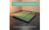 Textured Automatic Inflatable Sleeping Pad Soft Textile Camping Sleeping Pad Portable Extra Thick for Outdoor Use