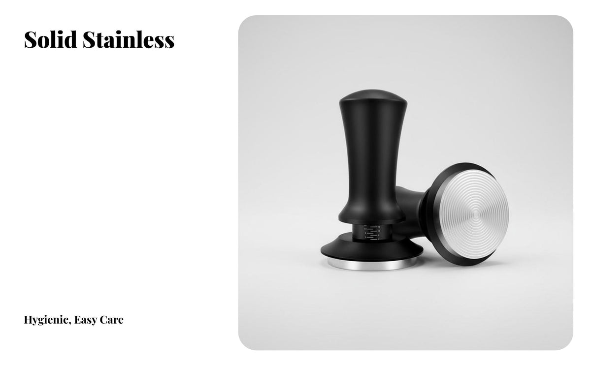 Balanced Tamping Calibrated Espresso Tamper Leveling Design Coil Loaded Espresso Tamper Ergonomic for Cafe