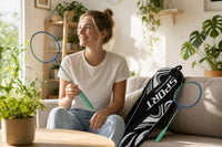Lightweight Durable Badminton Racket Set for Beginners Adults Training Students Entertainment
