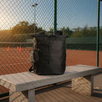 Expandable Racket Backpack Lightweight Racket Bag with Pouch Padded Tennis Backpack Adjustable for Badminton Players