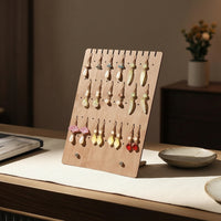 Earring Display Stand with Holes Freestanding Earring Display Board Stable