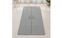 Exercise Mat Mat with Alignment Lines Textured Exercise Mat Mat Non-Slip for Home Workouts, Stretching