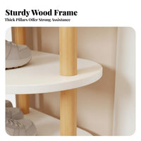 Space-Saving Design Vertical Corner Shoe Stand Multi-Tier Vertical Shoe Stand Large Capacity Entryway Furniture Sturdy Construction for Apartment Dwellers, Homeowners, Families, Small Areas, Hallway, Bedroom, Closet