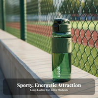 Large Capacity Direct Drink Water Bottle Drop Resistant Plastic Sports Bottle Food-Grade Material for Men, Commuters, School, Travel, Office
